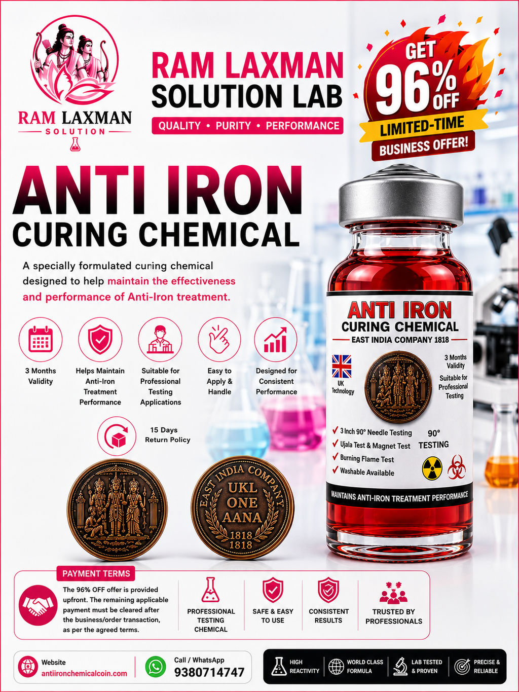 Anti-Iron Needle Chemical